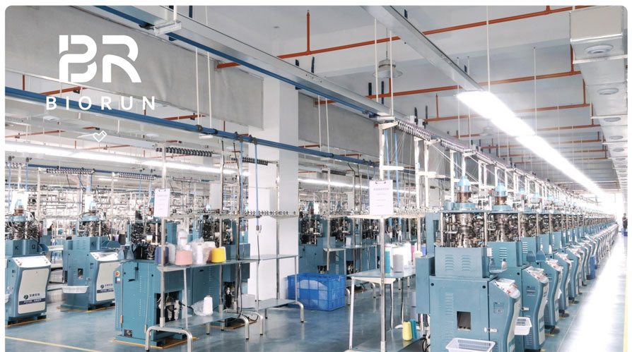 Biorun Sock Factory | Automated Knitting Workshop | Precision, Efficiency & On-Time Delivery