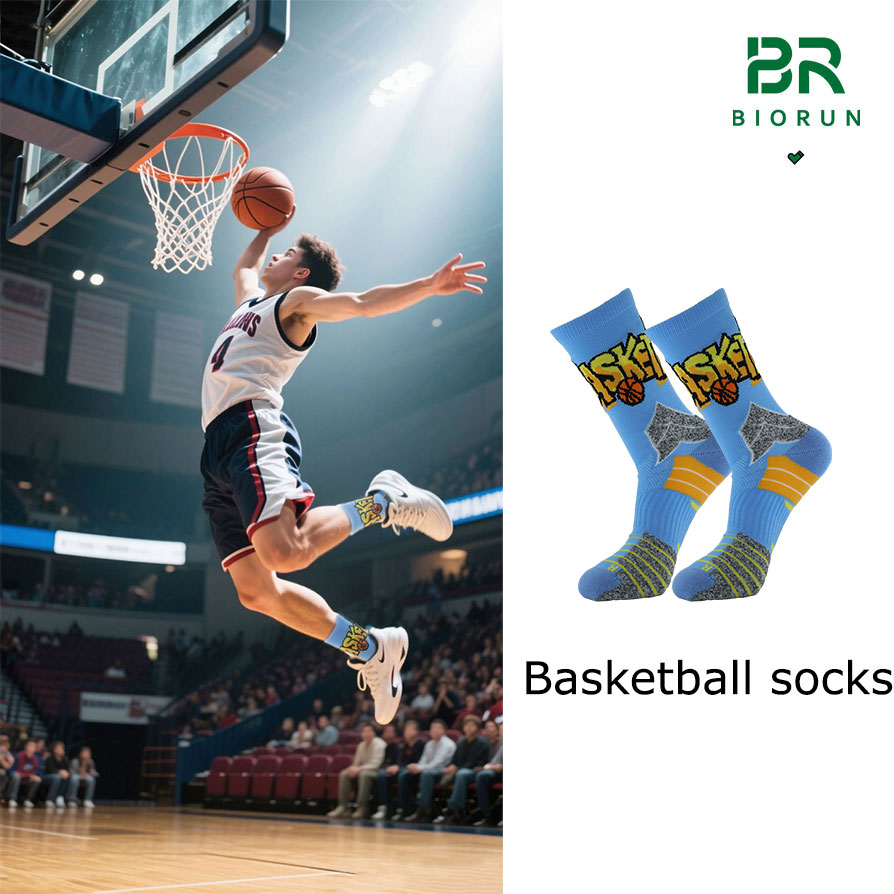 Custom Basketball Socks | Graffiti Design, Anti-Slip & Support