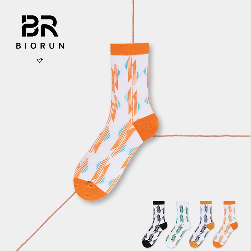 Geometric Colorful Cotton Socks