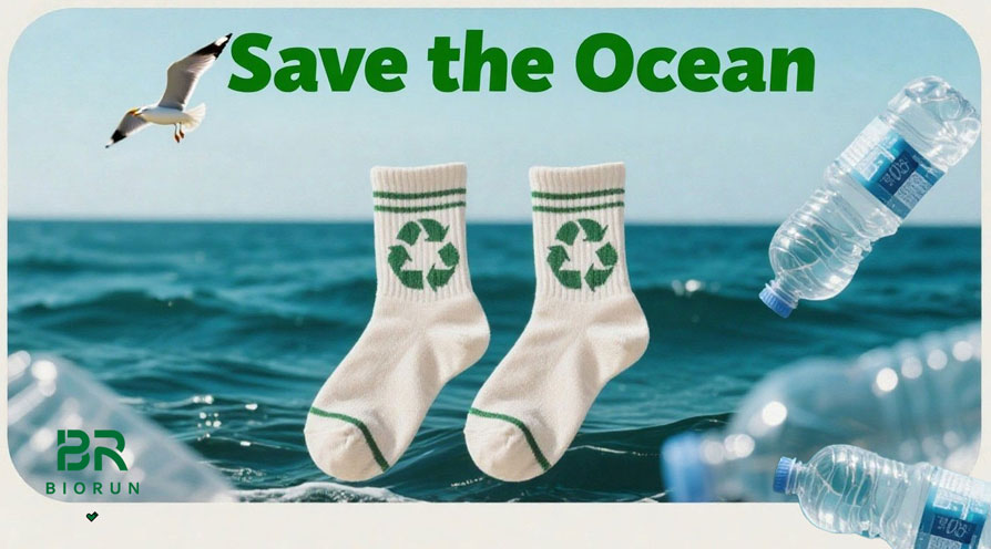 eco-friendly socks saving the ocean