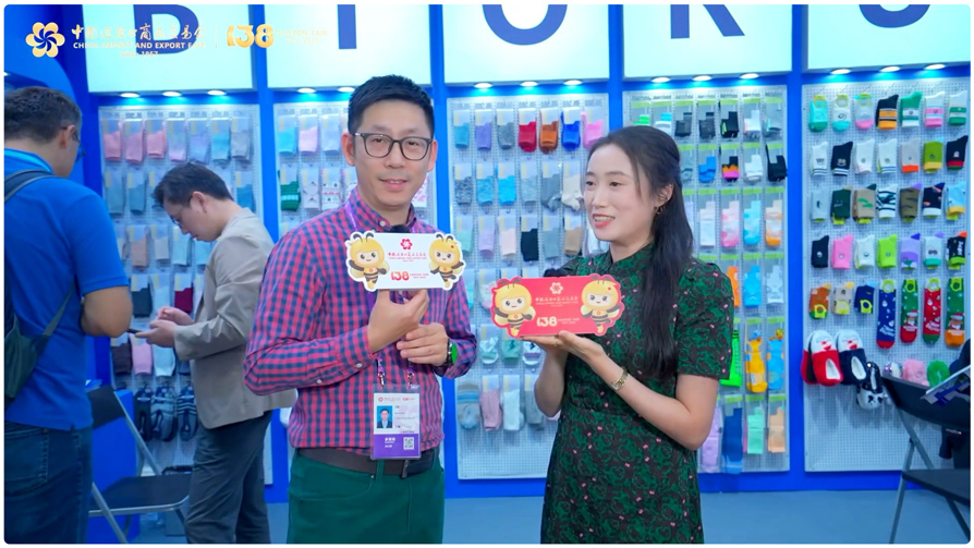 Biorun Socks at Canton Fair Biorun Socks at Canton Fair